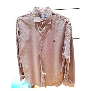 Black and white Ralph Lauren buttons down shirt